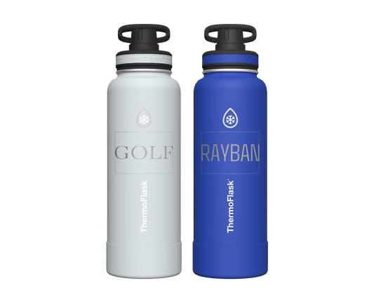 40 oz Bottle 2 Pack w/ Spout Lid - customized