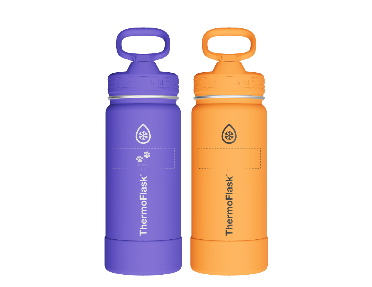 16oz Kids Water Bottle 2 Pack w/ Straw Lid - customized