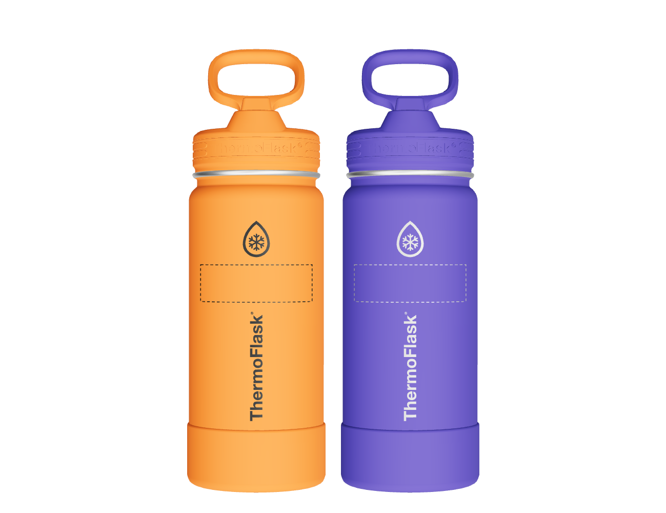 16oz Kids Water Bottle 2 Pack With Straw Lid - customized