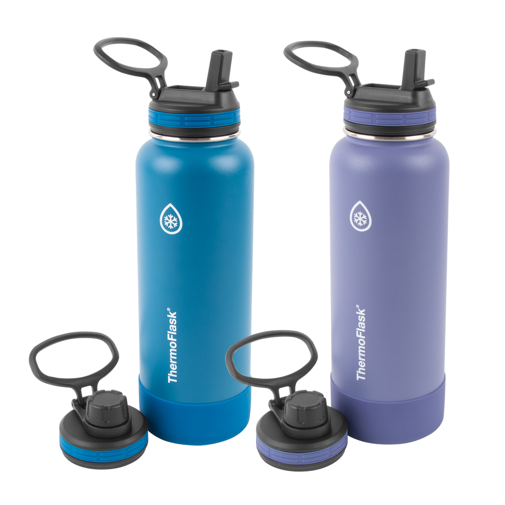 Thermoflask Stainless Steel Insulated Water Bottles 24 oz-Blue
