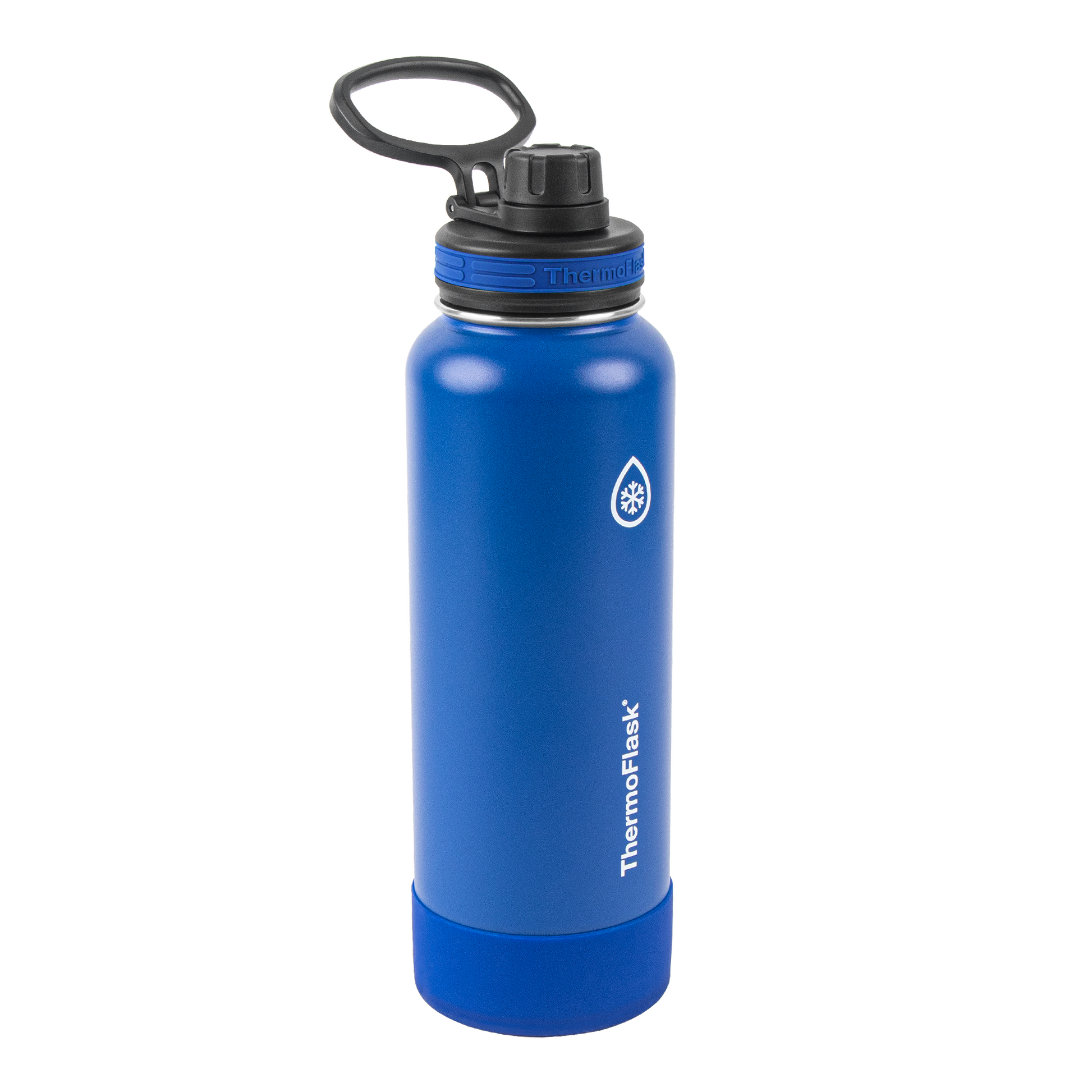 40oz Ice Grey/Azure Bottle with Spout Lids