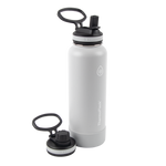 40oz Splash/Ice Grey Bottles with four lids