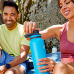 40oz Capri insulated water bottle with Chug Lid and Straw Lid