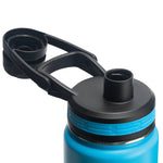 18oz Capri insulated water bottle with Chug Lid and Straw Lid