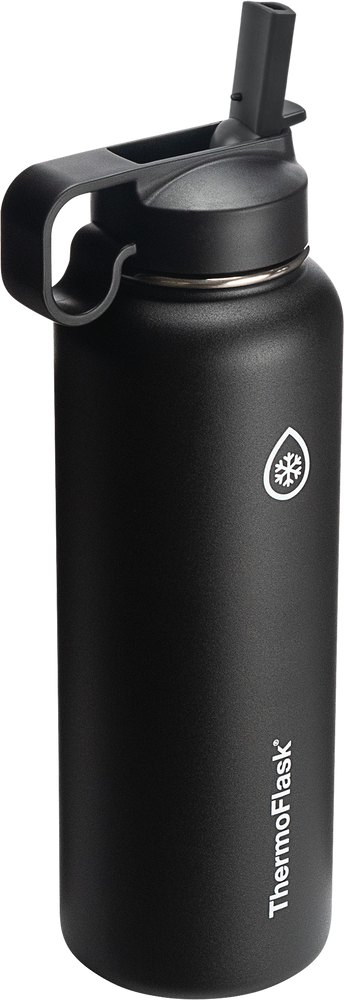 Thermoflask Tritan Plastic Chug Water Bottle - Black - 40 oz