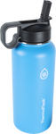 32oz Capri insulated water bottle with Chug Lid and Straw Lid