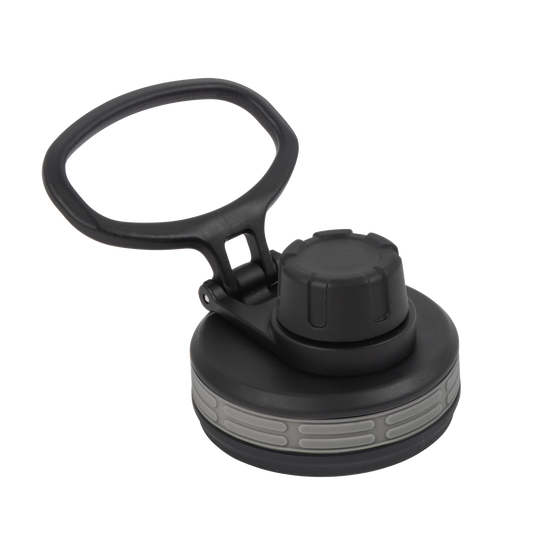 One Size Black Spout Lid with Wide Loop