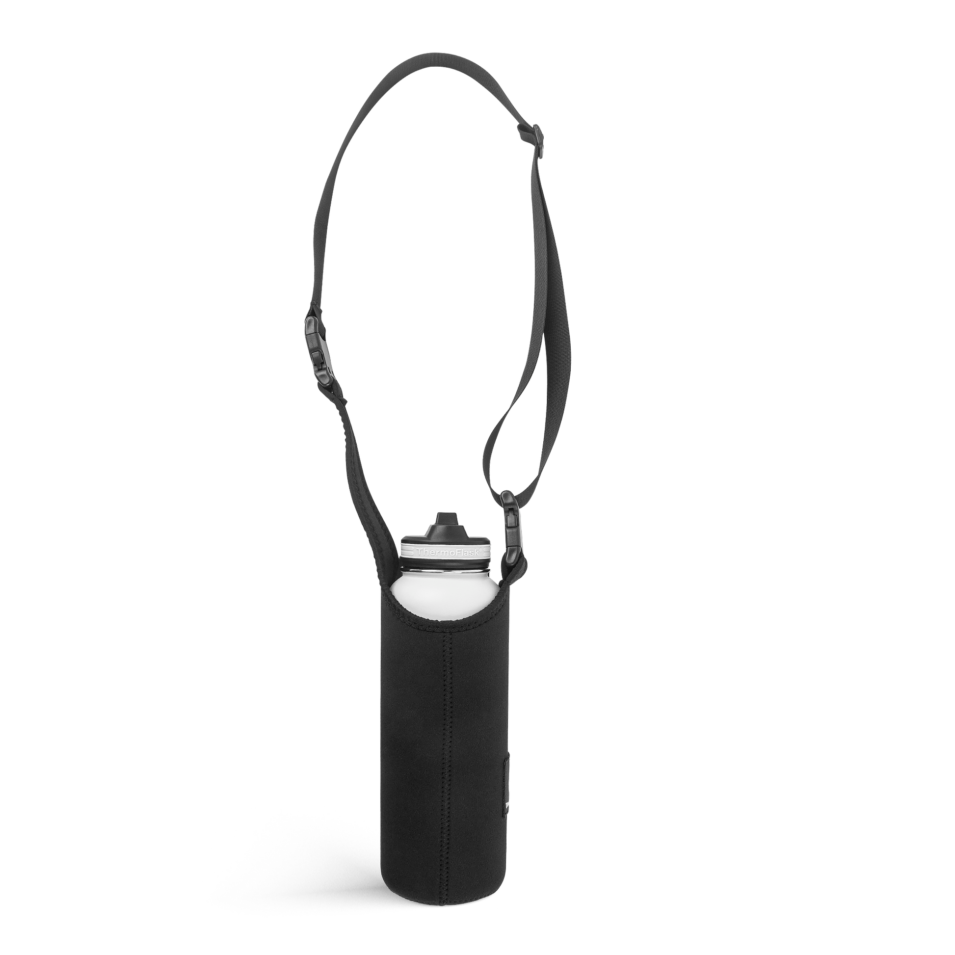 32/40oz Size Black ThermoFlask Bottle Sling