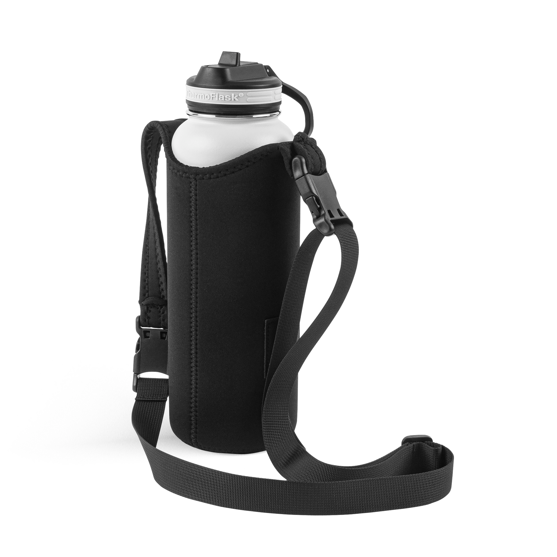 32/40oz Size Black ThermoFlask Bottle Sling