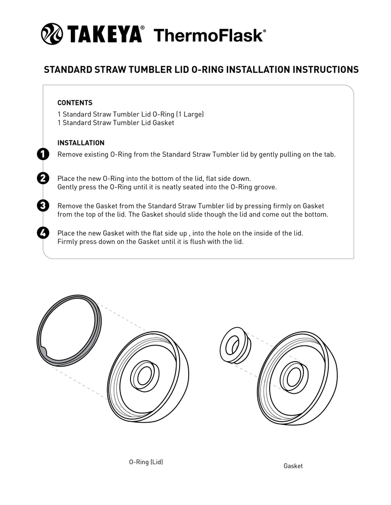 Installing, Replacing, and Measuring O-rings